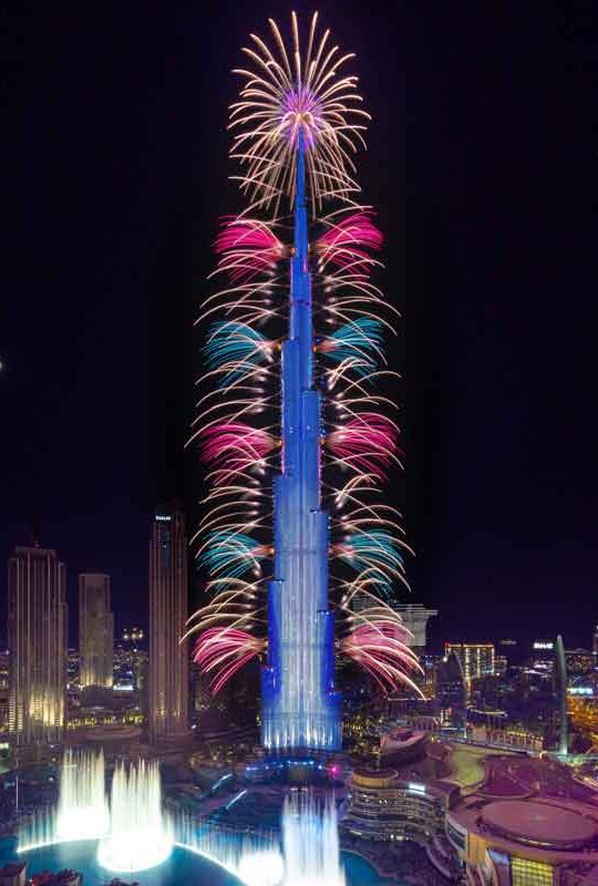 Burj Khalifa New Year's Eve 2025 Fireworks