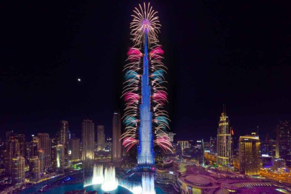 Burj Khalifa New Year's Eve 2025 Fireworks