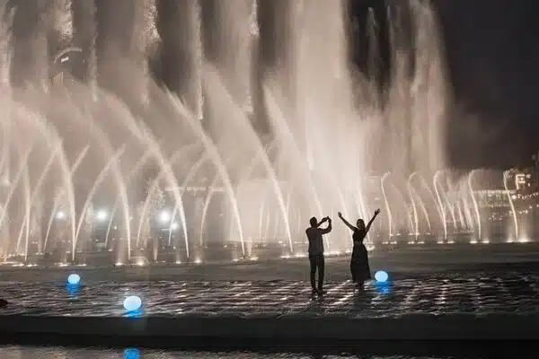 At the Top + Dubai Fountain Boardwalk